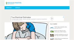 Desktop Screenshot of escolhapositiva.com